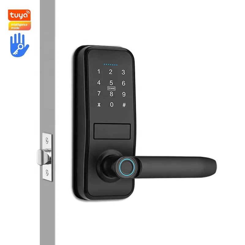 

Factory Price TTlock APP Lock Card Passcode Fingerprint Smrtock Keyless Security Smart Door Lock