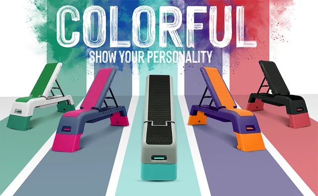 Exercise Gaiam Essentials Step Deck Gym Aerobic Step Benches