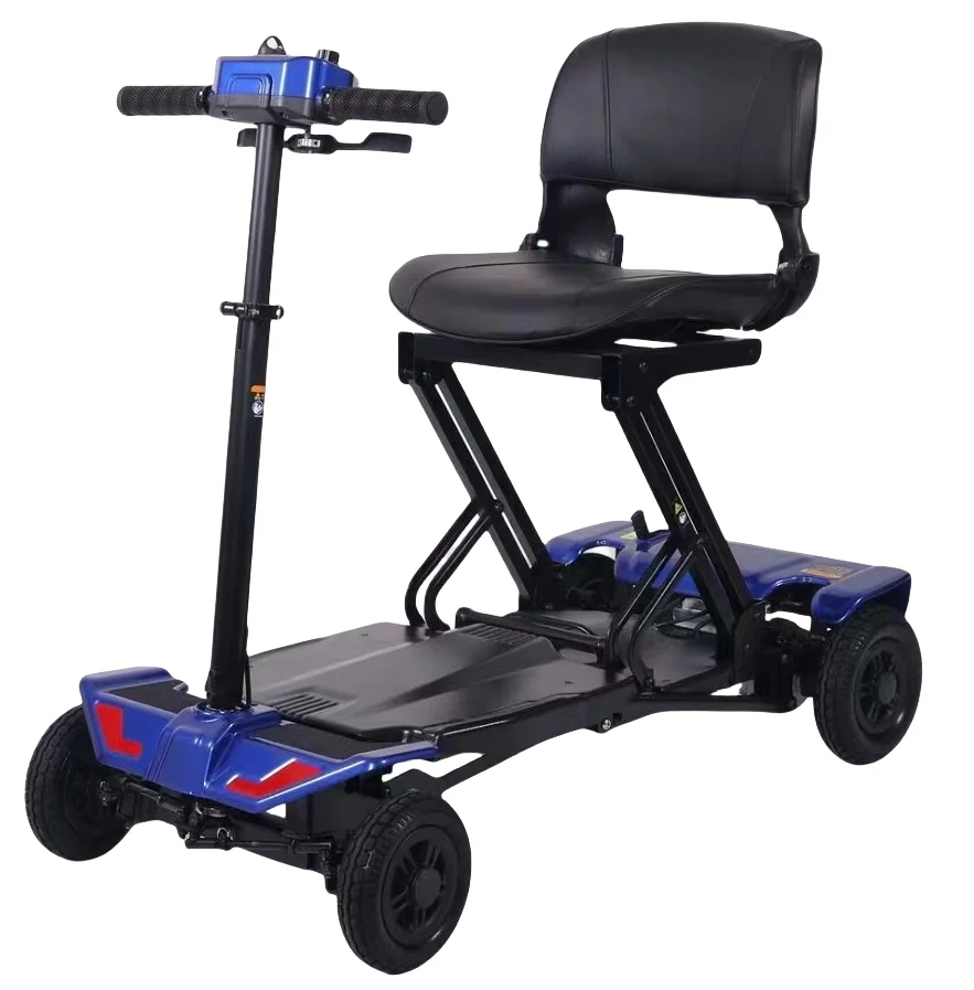 cheap 4 wheel electrical city bike adult folding mobility electric scooter with seat