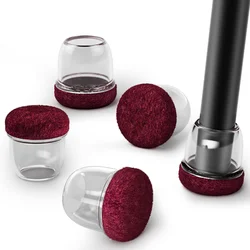 Silicone Chair Leg Protectors - 8 Pack, Dust & Hair Proof, Floor - Safe Caps for Easy Glide on Hardwood Floors (L(28 - 33mm))
