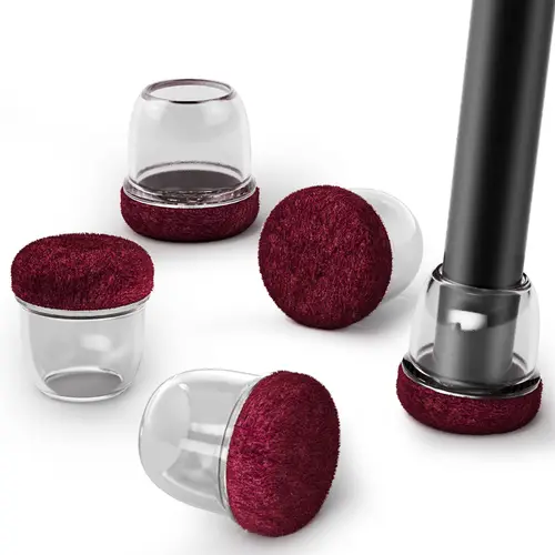 8PCS Round Chair Leg Protectors Silicone Dust and Hair Proof Chair Leg Caps for Rug Glides Easily for Hardwood Floors Prevents - Image 6