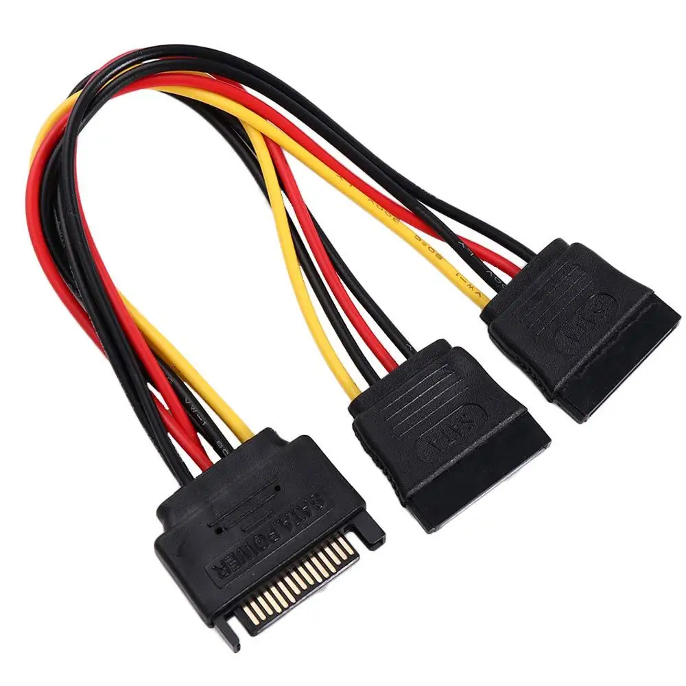 Power Splitter Cable PSU Extension Cable Power Extension Cable SATA Adapter Cable Hard Disk Power HDD Splitter SATA Power Cable images - 6