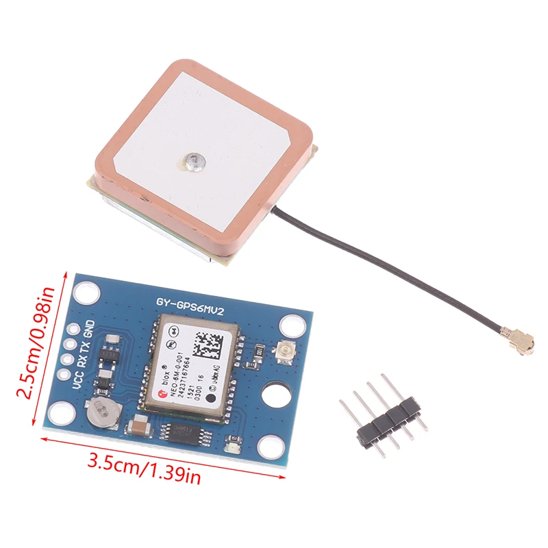 1개/세트 GY-NEO6MV2 NEO-6M NEO6MV2 GPS 모듈(비행 제어 EEPROM 포함) MWC APM2.5 6MV2용 대형 안테나 모듈