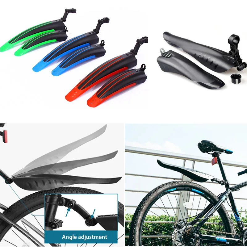 Parafango Per Mountain Bike - Anteriore E Posteriore, Regolabile Per Pneumatici Larghi