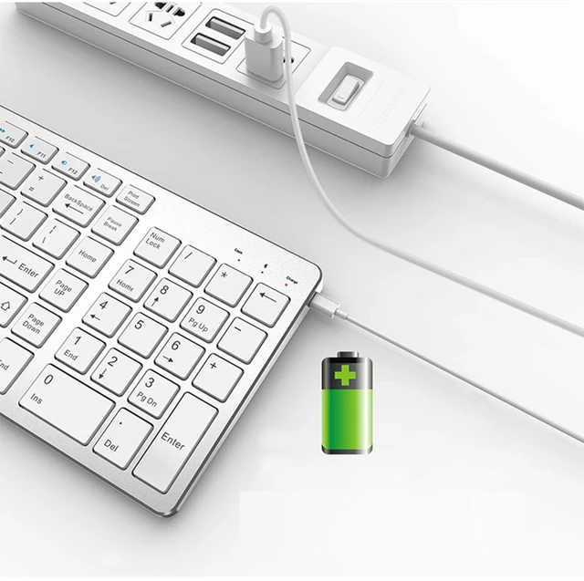 Clavier sans fil Bluetooth multi-appareils tablette clavier sans fil  Compatible Windows Mac OS iOS Android pour Macbook Air iMac - AliExpress