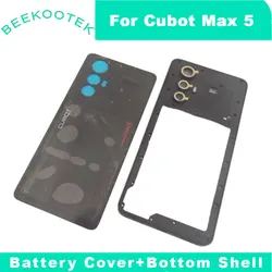 Premium Replacement Battery Cover and Frame for Cubot Max 5 Smartphone (Black)