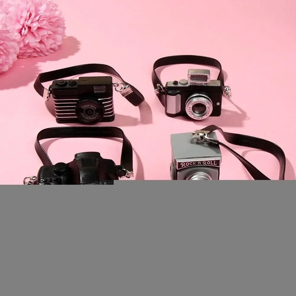 1Pc 1/6 1/8 1/12 Dollhouse Miniature Digital SLR Camera For labubu for upset duck Dolls House Decoration Accessory