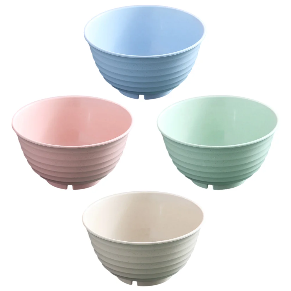 

4pcs Bowls Serving Bowl Soup Bowls Noodles Bowl Cereal Bowl Salad Bowl