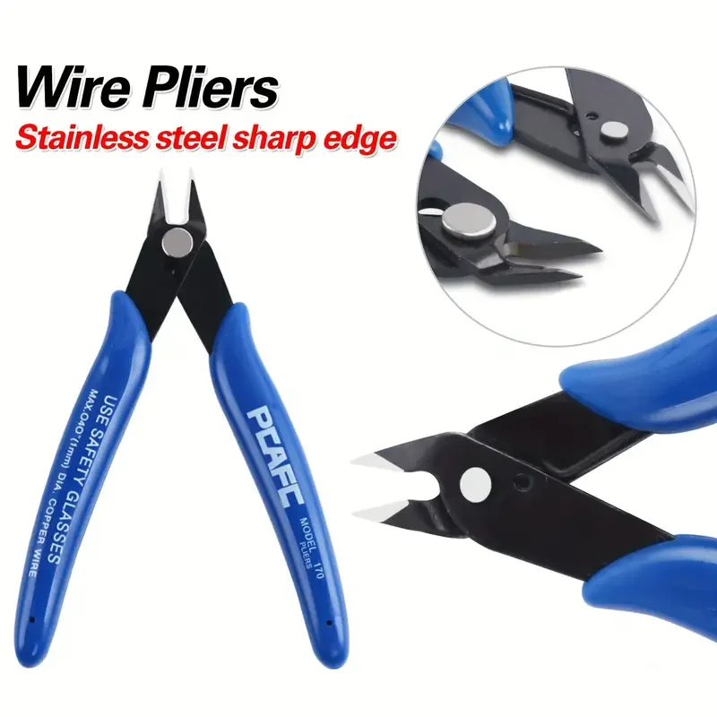 Metal side cutter precision shear electrical wire pliers tool