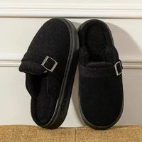 Winter Women's Slippers Home Plush Luxury Designer Woman Shoes Indoor Fluffy Fashion Platform Fuzzy Fur Slides Elegant Flat Soft - Image 5