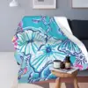 Lily Pulitzer Blanket Flannel Multi-function Throw Blankets Sofa Throw Blanket For Couch Bedding Outdoor Throws Bedspread Quilt 1