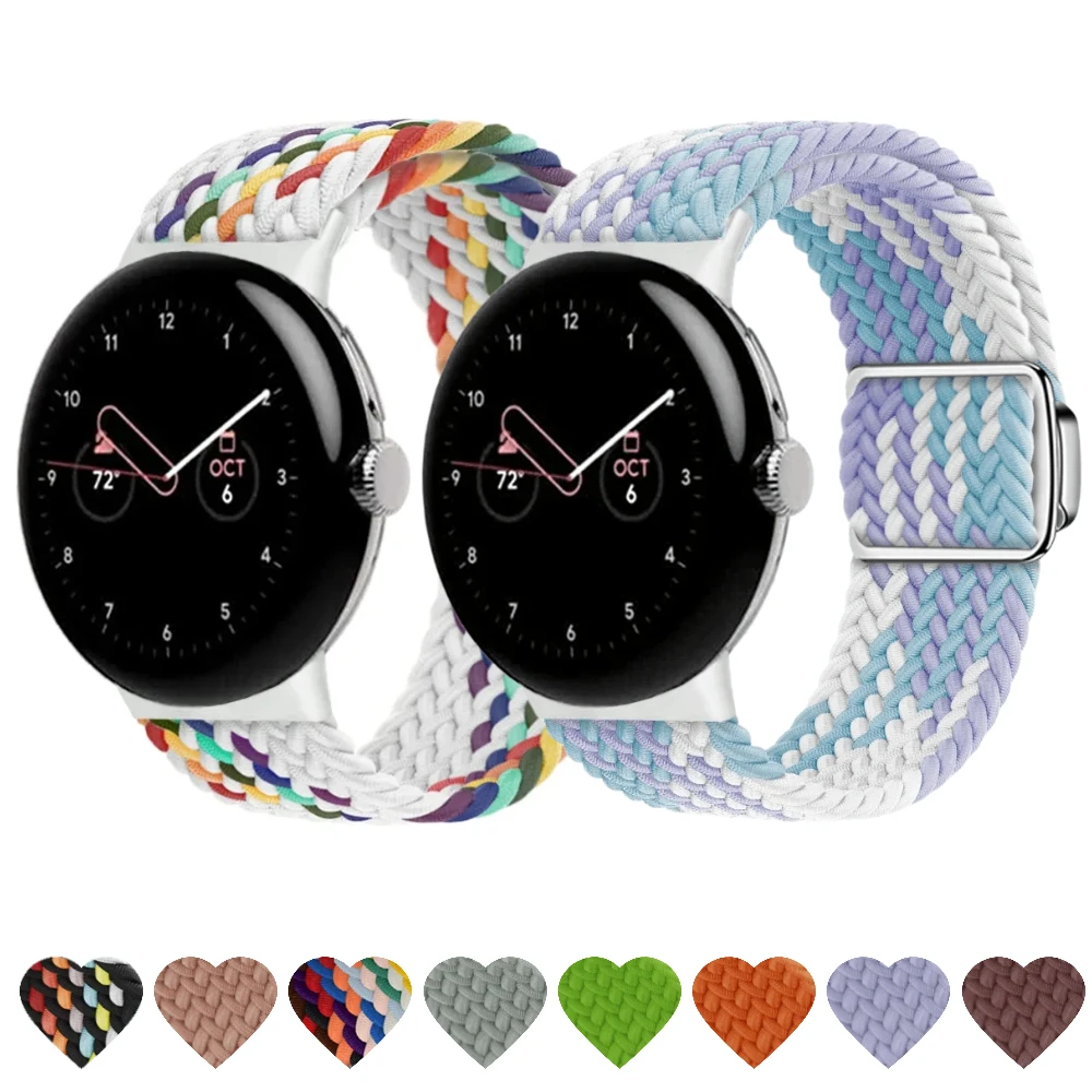 Cinturino In Nylon Intrecciato Per Google Pixel Watch Smart Watch Cinturino Di Ricambio Traspirante Per Google Pixel Watch 2 Cinturino Per Cinturino
