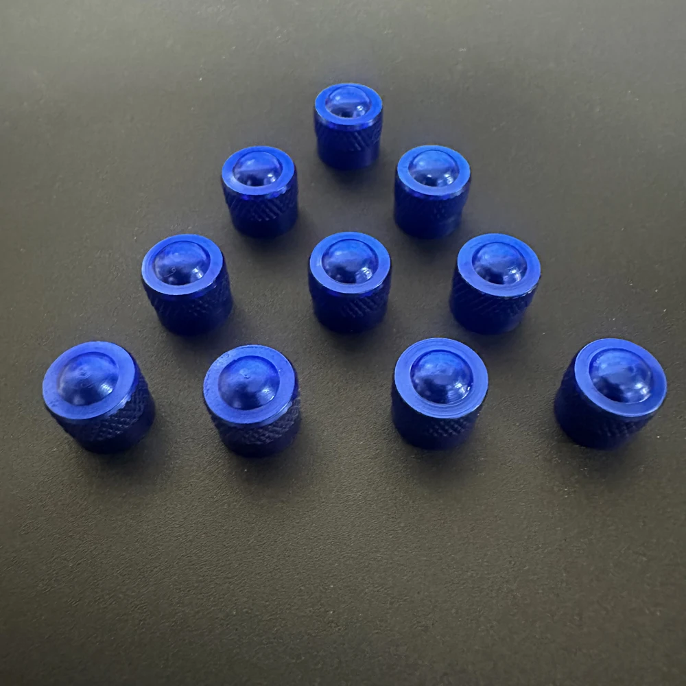 Aluminum Dustproof Tire Valve Caps for Bikes, Autos, and Scooters