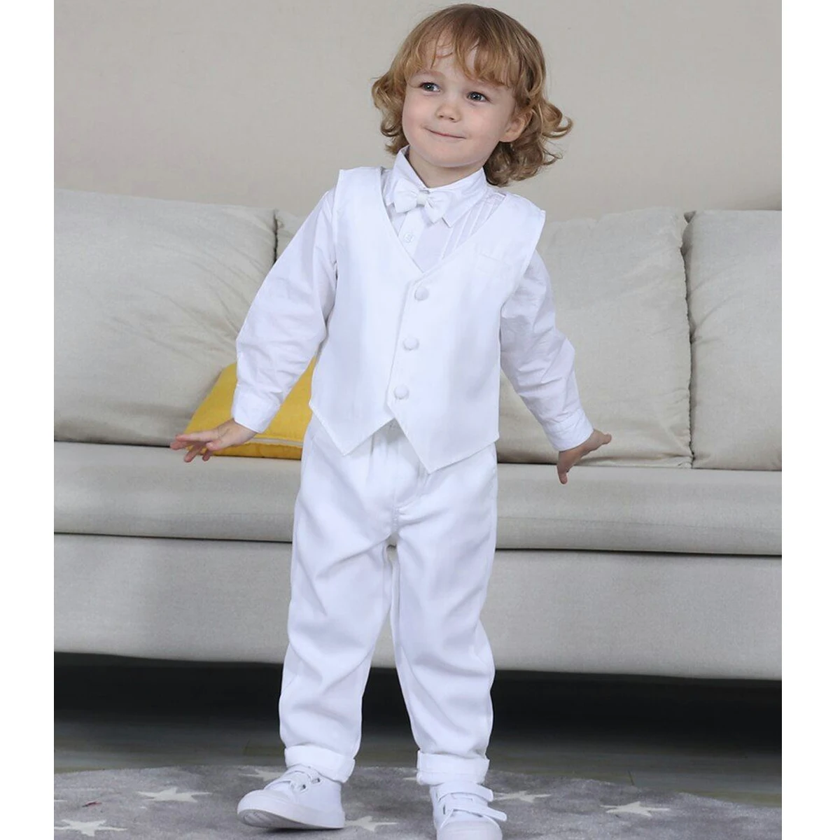 Kids Baby Suit Boys Blazer Pants Attire Tuxedo Outfit Set Children's Formal  Wedding Birthday Dresswear Sets Toddler Gentleman Suits 2-14 Years | Lazada