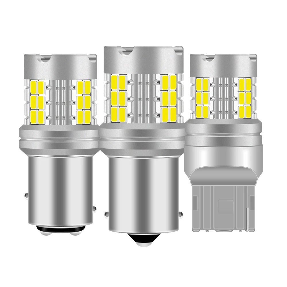 

1x 1156 BA15S P21W BAU15S PY21W LED White 1157 BAY15D P21/5W 3020-30SMD Bulb 7440 W21W 3157 7443 W21/5W Turn Signal Car Light