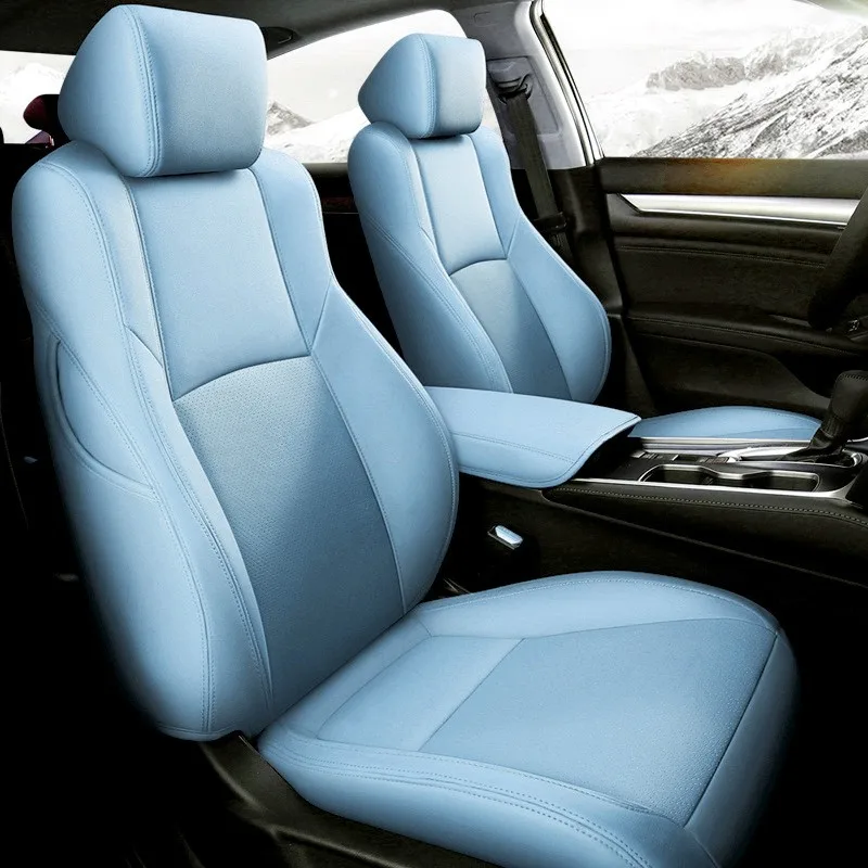 

Custom Dedicated Car Seat Covers For Honda Accord 9th Generation 2014 2015 2016 2017 5 Seats full set Car Seat Protective Cover