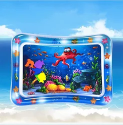Inflatable Baby Water Play Mat - Tummy Time Cushion for Early Development and Play (TD1102C)