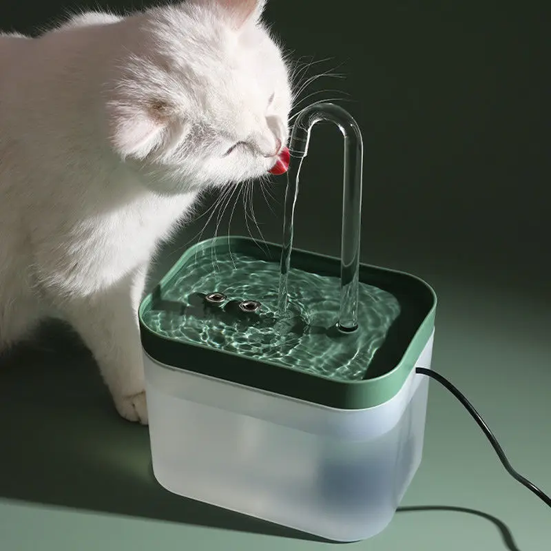Cat Water Fountain 1.5L Large Capacity Automatic Filter USB Electric