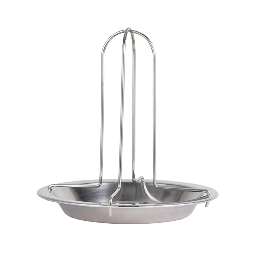Stainless Steel Chicken Roasting Stand Indoor Outdoor Cooking Tool Turkey Roasting Rack Chicken Holder for Grill Oven Smoker chicken roasting rack