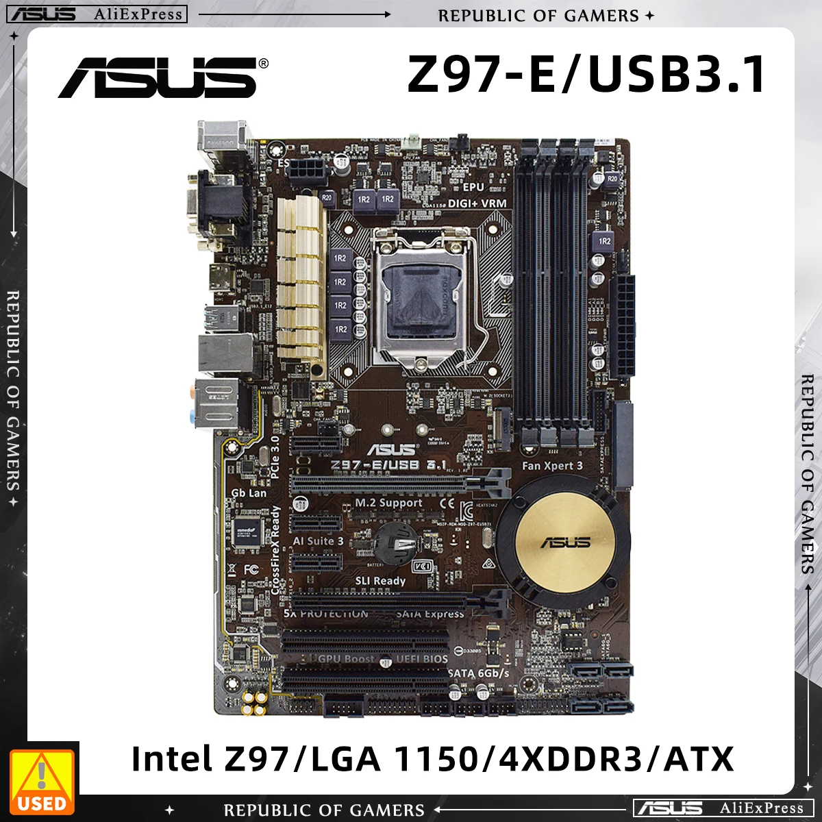 ASUS Z97-E/USB 3.1: A Placa-Mãe Ideal para Processadores Intel de