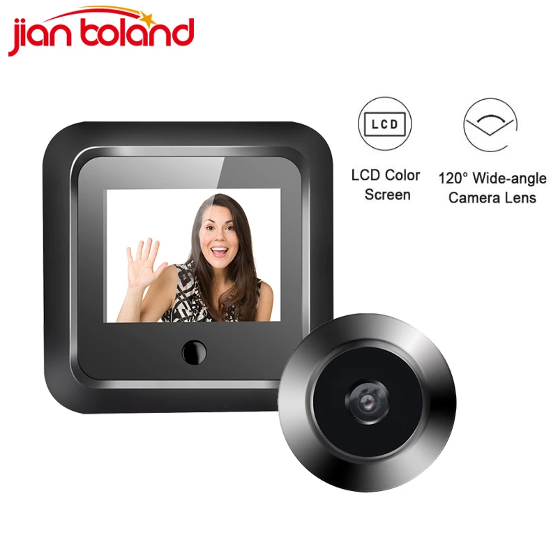 New 2.4 Inch Peephole 120° Smart Digital Door Viewer Camera Security