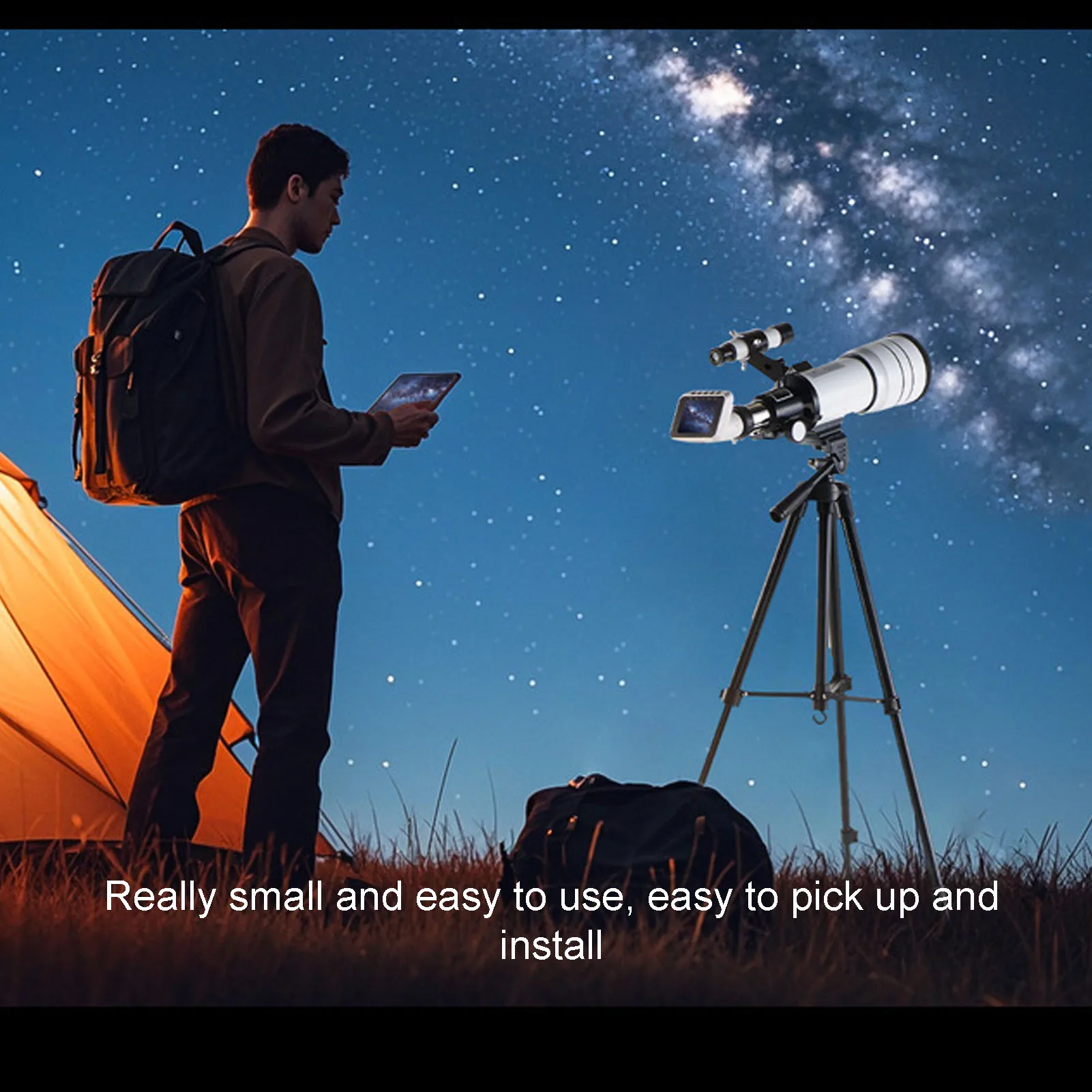 WiFi Electronic Eyepiece Adjustable Angle WiFi Telescope Camera Eyepiece Portable 1080P Video Recording for Astrophotography