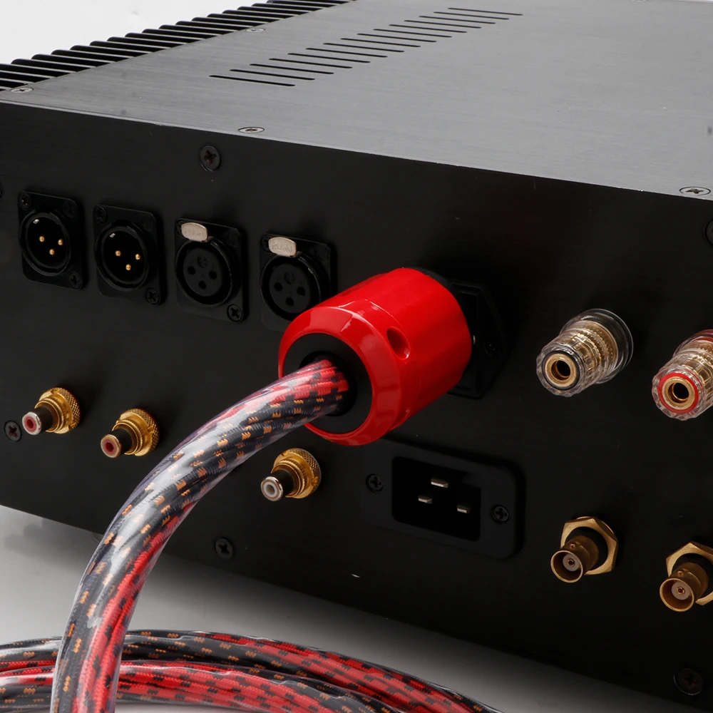 High-End West Electric HiFi Audio Stromkabel OFC Leiterkabel mit rhodiniertem EU/US-Anschluss IEC C15 für Lautsprecherfilter – Detail 7