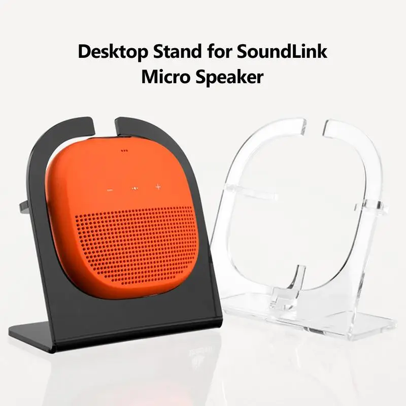 

Portable Acrylic Wireless Speaker Stand Non-slip Desktop Speaker Display Stand Durable Table Mount Bracket For SoundLinkMicro