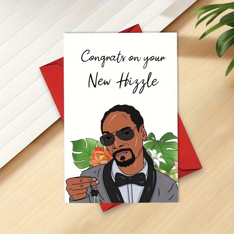Gift Party Invitation Greeting Cards Happy Birthday Thank You DIY Decoration Blank Folding Message Card With Envelope