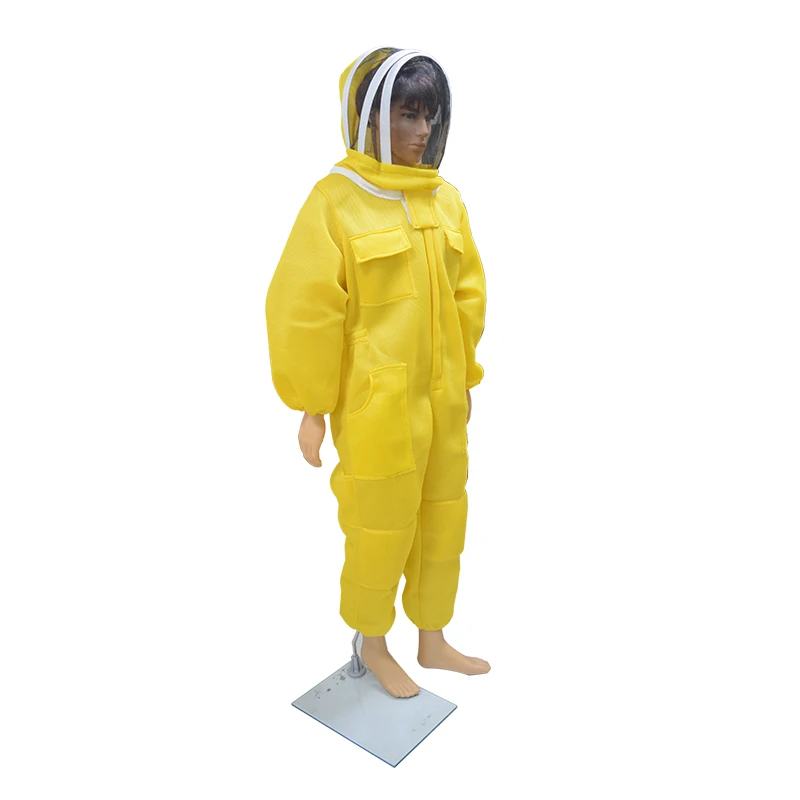 Professional Beekeeping Anti Bee Suit 3D Air Cotton Fabric Protective Clothing Bee Suit Removable Hat Ventilated