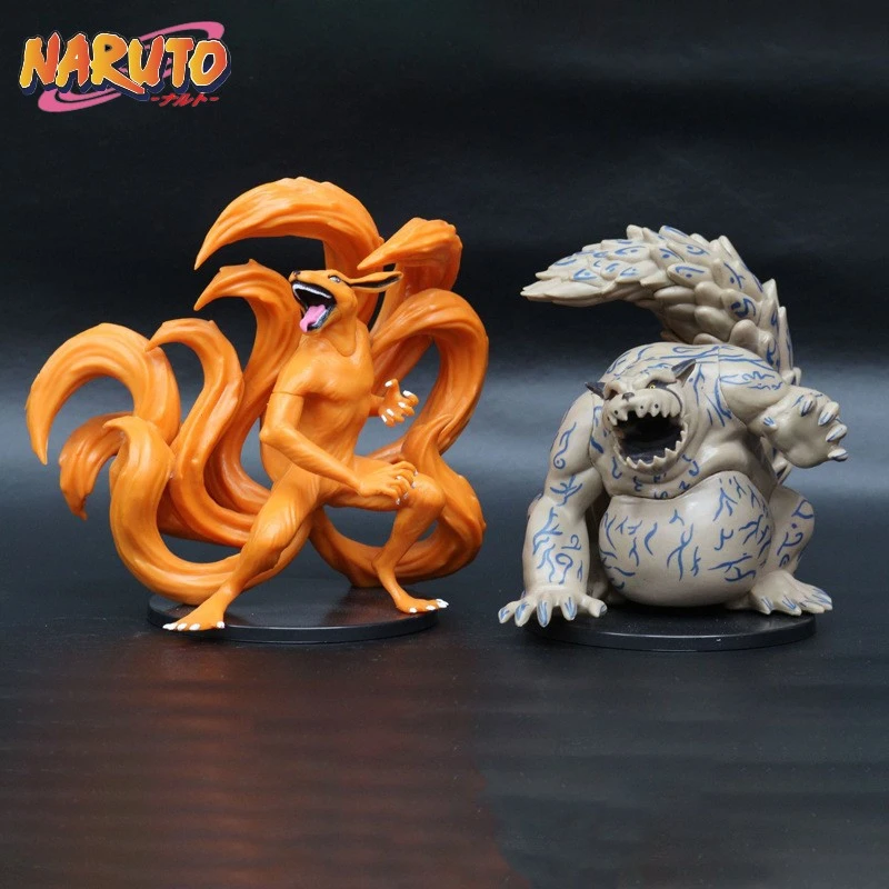 2pcs 13cm Naruto Action Figure Kyuubi Kurama Anime Figure Shippuden Pvc