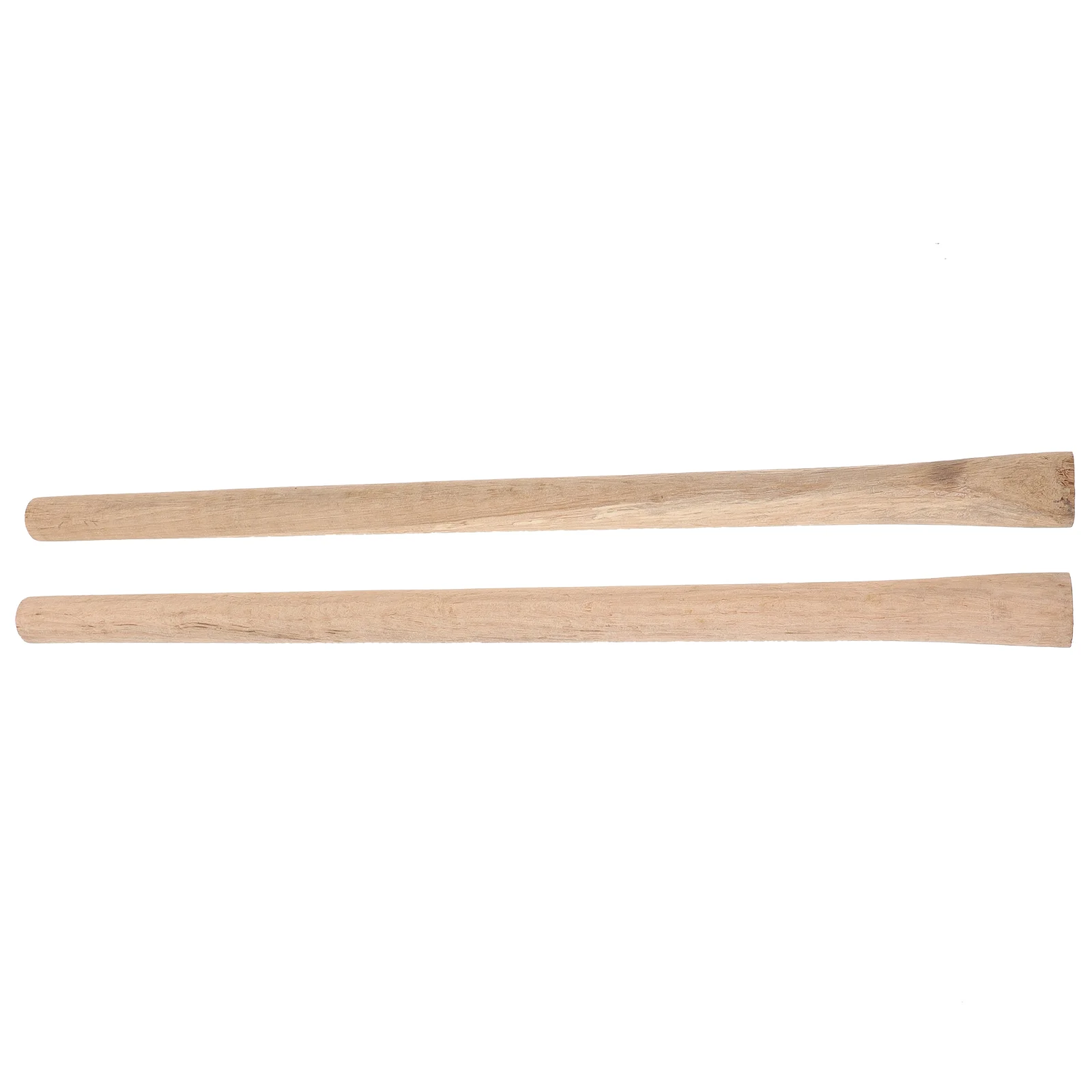 2 Pcs Handle Replacements Garden Hoe Sledge Hammer Long Solid Wood Handles 2