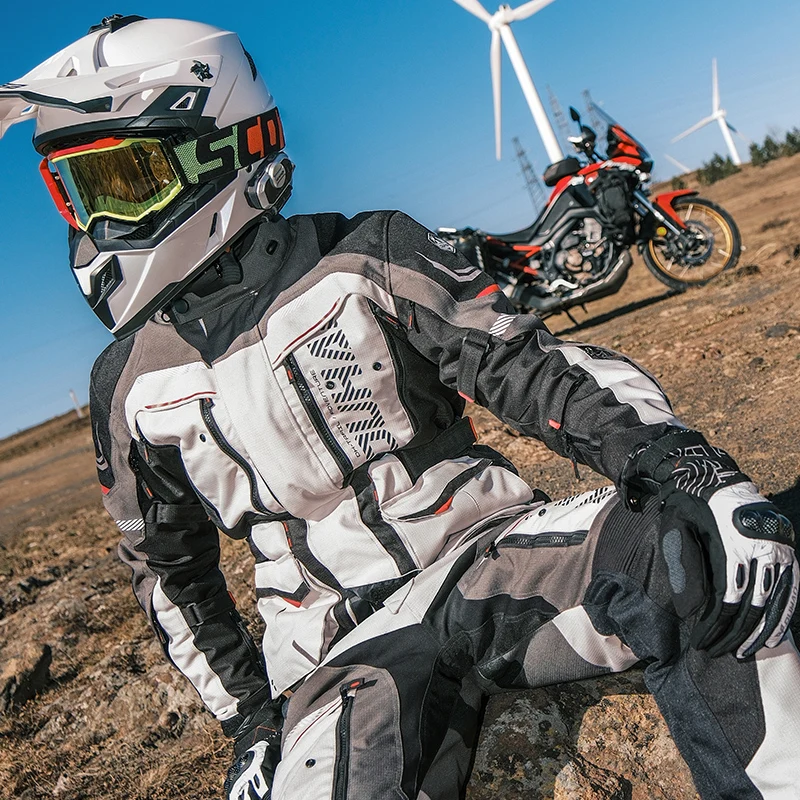 새로운 오토바이 바지 방풍 따뜻한 오토바이 라이딩 바지 겨울 모토크로스 바지 안티 드롭 내마모성