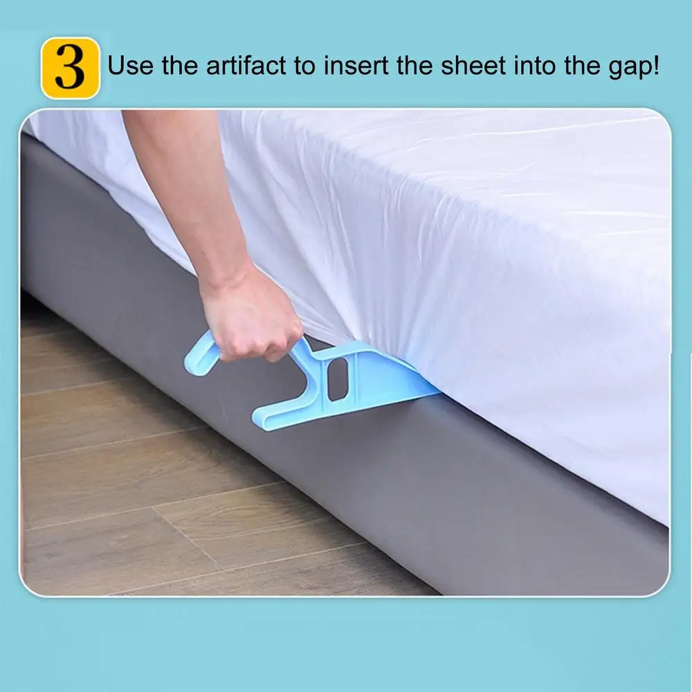 Description Picture 4 of item1pc Mattress Lifter Ergonomic Mattress Wedge Elevator Bed Making Mattress Lift Handy Tool Alleviate Back Pain Bed Moving Help