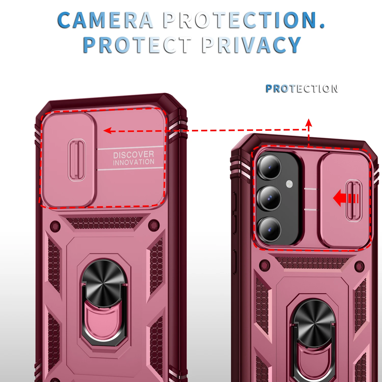 Strong Protection Cover for Samsung Galaxy S22 S23 S24 Ultra S21 FE S20 S22 Plus A54 A14 A34 A15 A25 A52S A52 A53 A33 A13 A04S