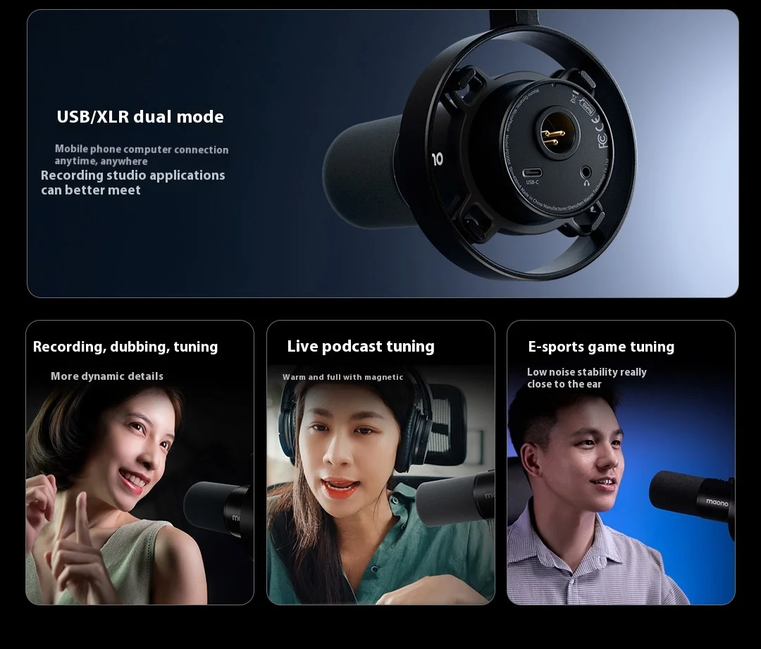 MAONO PD300X USB/XLR Dynamic Microphone description image 5