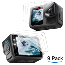 Ultra - HD 9H Hardness Glass Screen & Lens Protector Film - Clear, Anti - Scratch Accessories - 3 Set(9Pcs)
