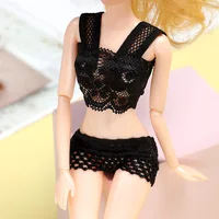 Ensemble de sous-vêtements en dentelle douce pour poupées Blythe 1/6 BJD, culotte de soutien-gorge et slip de 30cm, culotte de course, jouet pour enfants 3