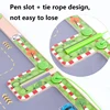 Montessori Alphabet Matching Game, Magnetic Parking Lot Maze, 26 Letters Cars Puzzle For Kids,Letters Vocabulary Learning 5