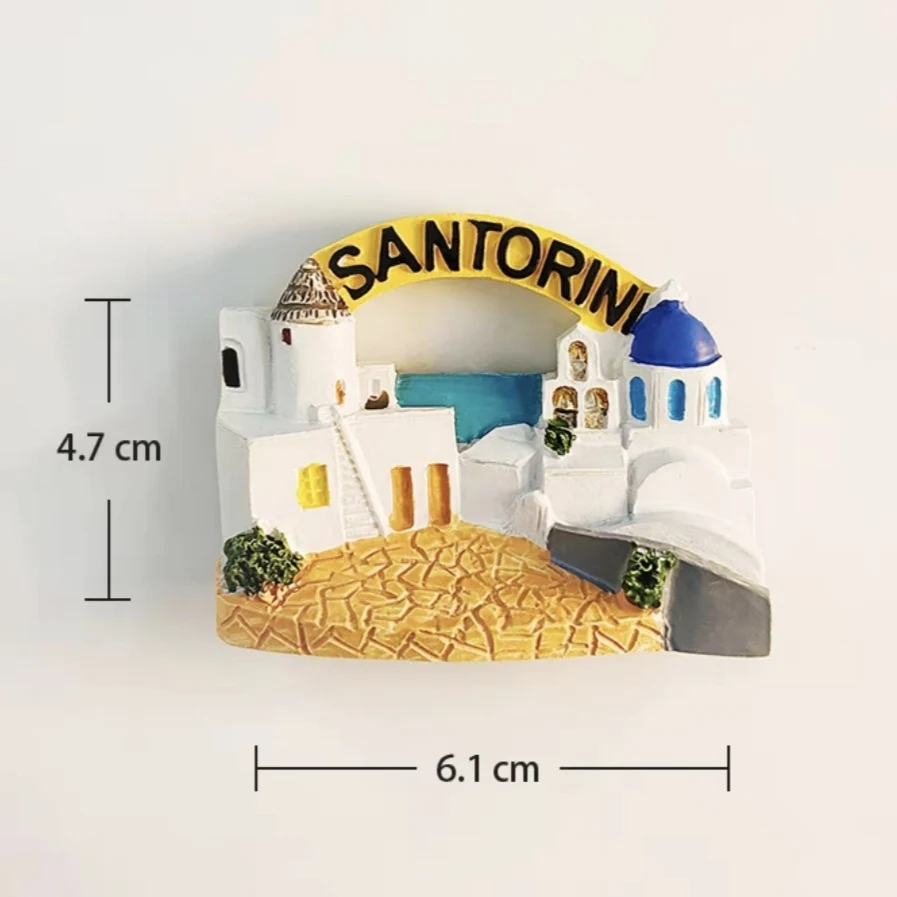Imán 3D De Grecia Para Nevera LIPSI, Pegatinas De Recuerdos Turísticos, Decoración Para El Hogar Y La Cocina, Imán Para Nevera De China