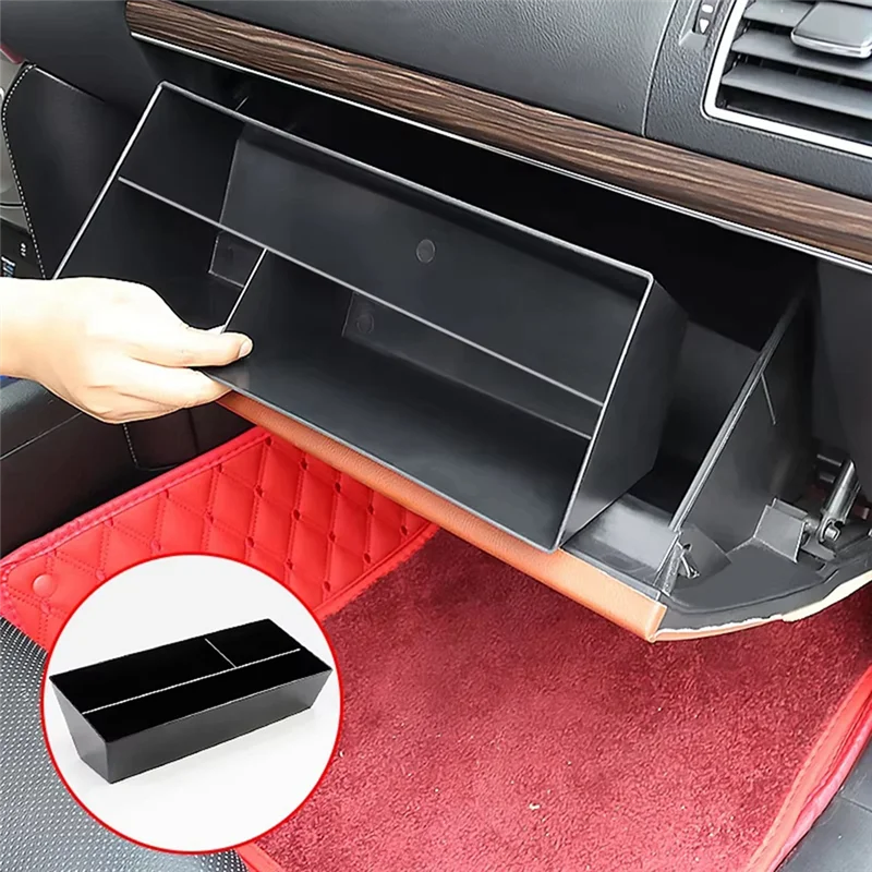 토요타 프라도 2010-2020용 라스팅 수납함 수납함 칸막이 조수석 수납함 내부 개조 브래킷