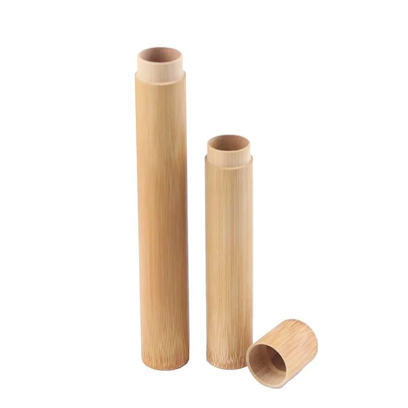 Bamboo Toothbrush Holder 21/16cm Case 1pc