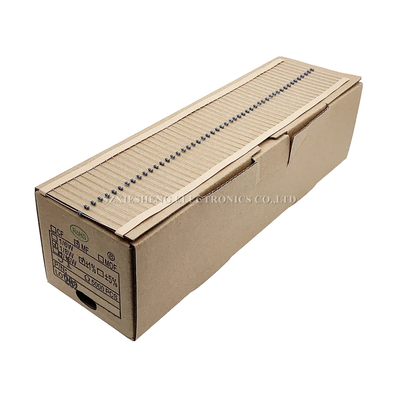 1/8W Metal Film Resistor 0R-4.7M 1% 100PCS