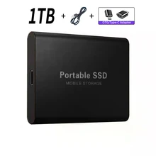  Original High-speed 1TB SSD 2TB Portable External Solid State Hard Drive USB3.1 500GB Interface Mobile Hard Drive for Laptop 
