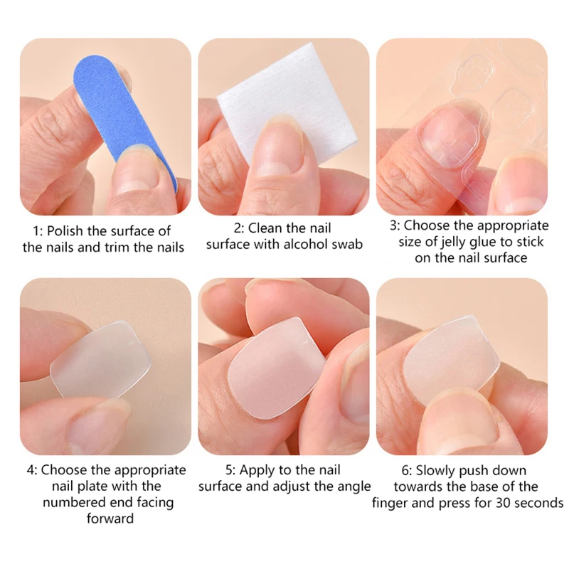 30개 고양이 모양 자석 부착형 네일 예쁜 가짜 손톱 탈부착 가능한 풀 네일 팁 착용 가능한 가짜 손톱 간단한 인조 네일 아트 데코