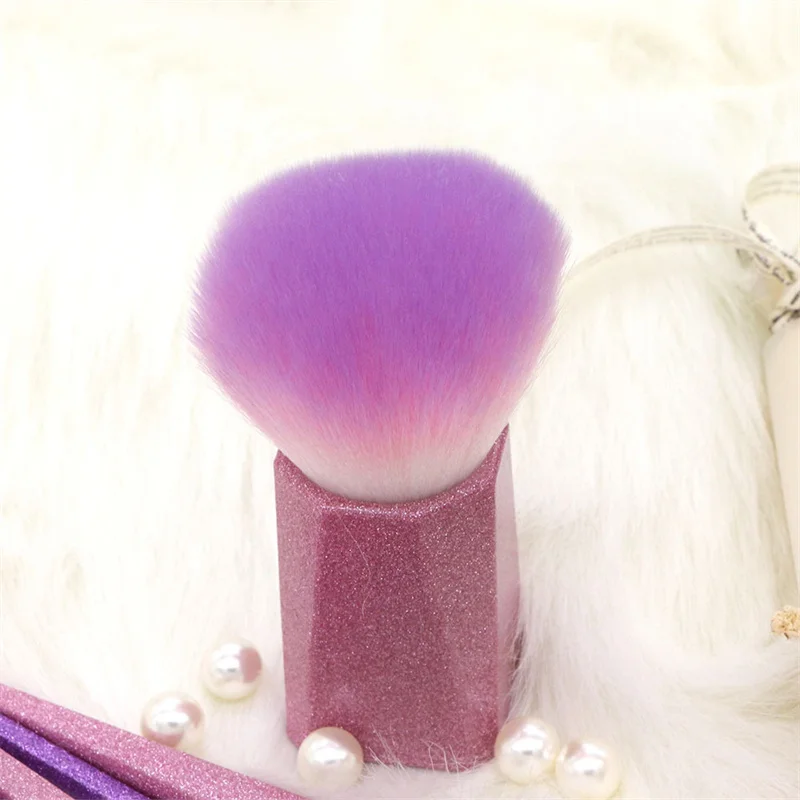 Nail Art Brush Nail Dust Cleaning Brushes Square Handle Acrylic Gel Polish Powder Clean Tool Makeup Brush Manicure Accessories 3