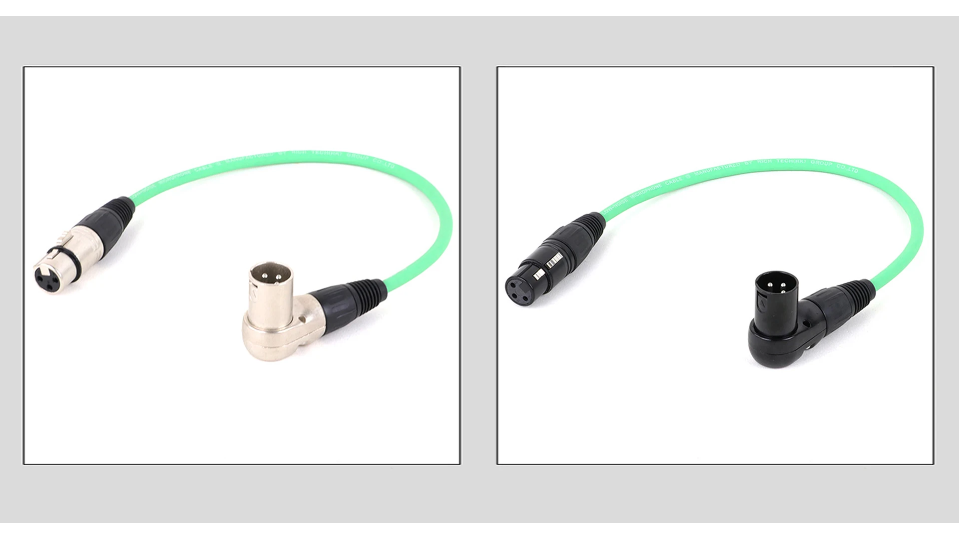 GuerGuo XLR-Mikrofon-Verlängerungskabel-Adapter, 90 Grad XLR-Stecker auf gerade XLR-Buchse, 3-poliger Mikrofonanschluss, Audiokabel, 0,3–15 m – Detail 8