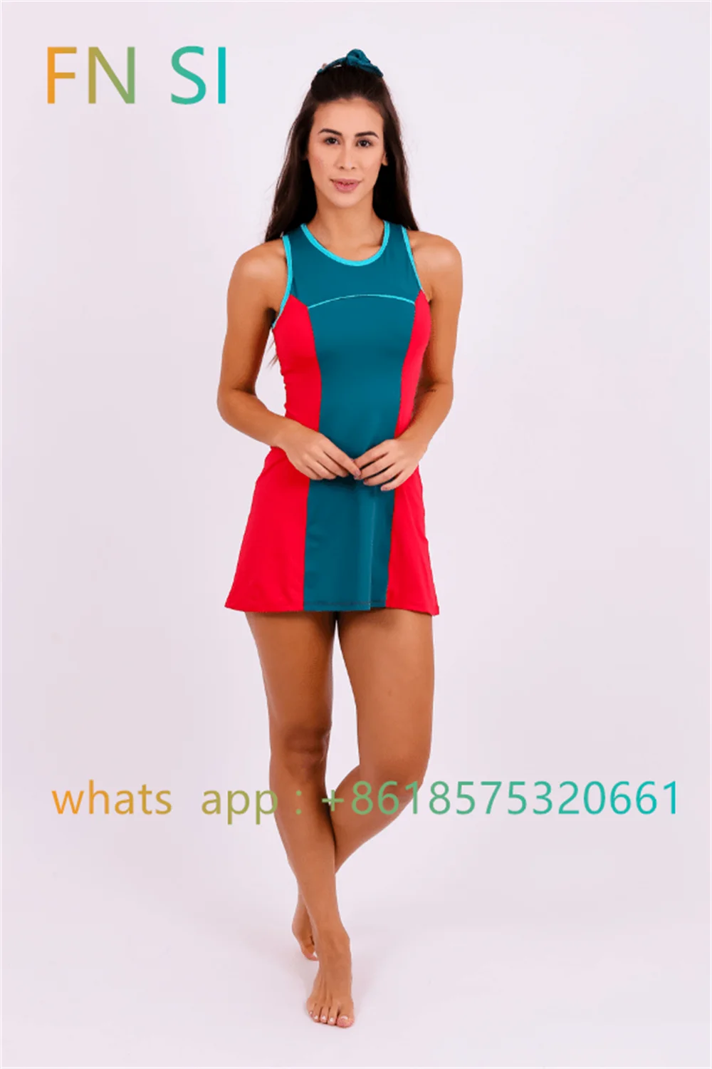 FN SI beach tennis dress Fashion Golf Dress Set with Shorts for Women Casual Badminton Tennis Dresses Outdoor Fitness Sportswear