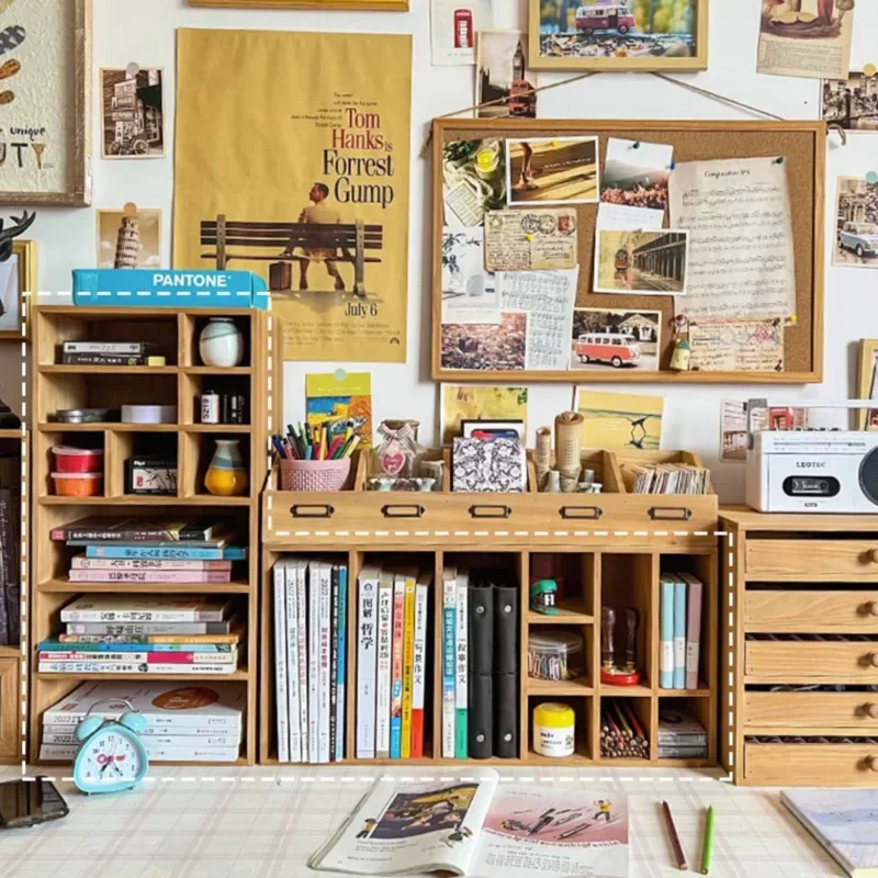 

Настольная Напольная стойка для книжного шкафа, цветная свинцовая стойка для хранения, многофункциональный органайзер для хранения