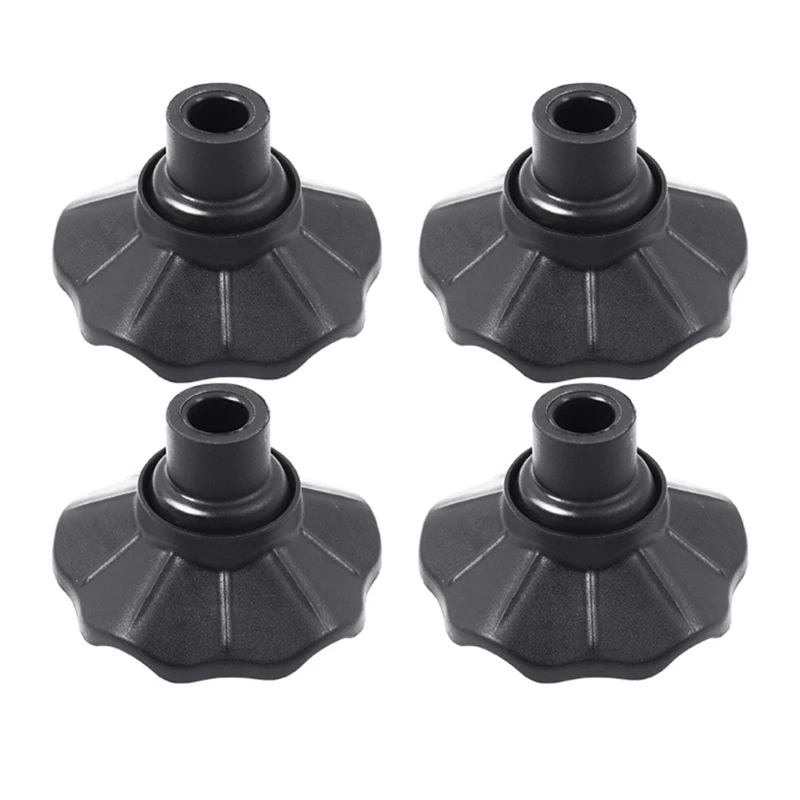 

25UC 4Pcs Camping Stool Leg Non-slip Outdoor Folding Chair Foot Cover Adjustable Wear-resistant Fishing Chair Accessory